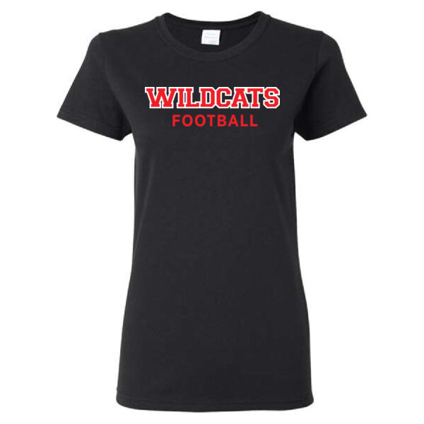 Gildan Women's Wildcats Football Printed T-Shirt Thumbnail