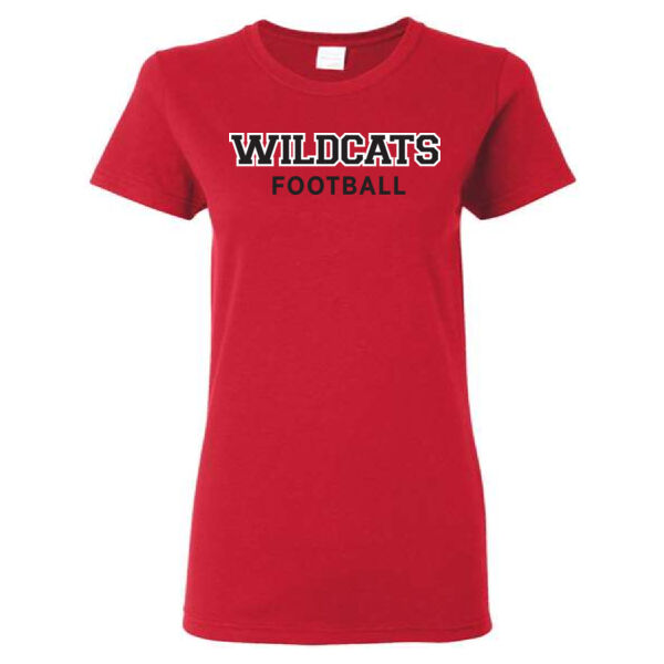 Gildan Women's Wildcats Football Printed T-Shirt Thumbnail