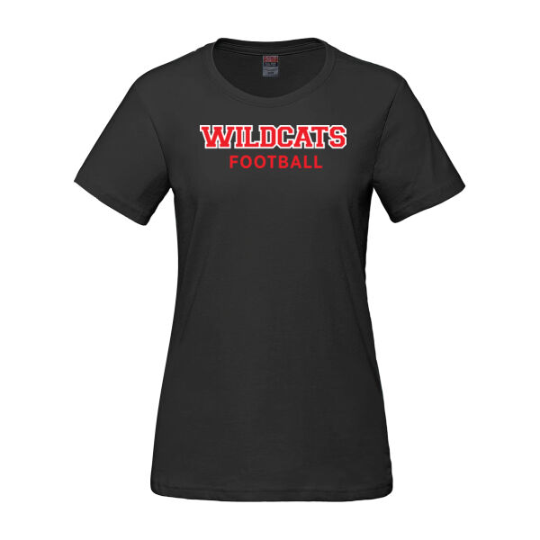 Parkour Women's Wildcats Football Printed T-Shirt Thumbnail