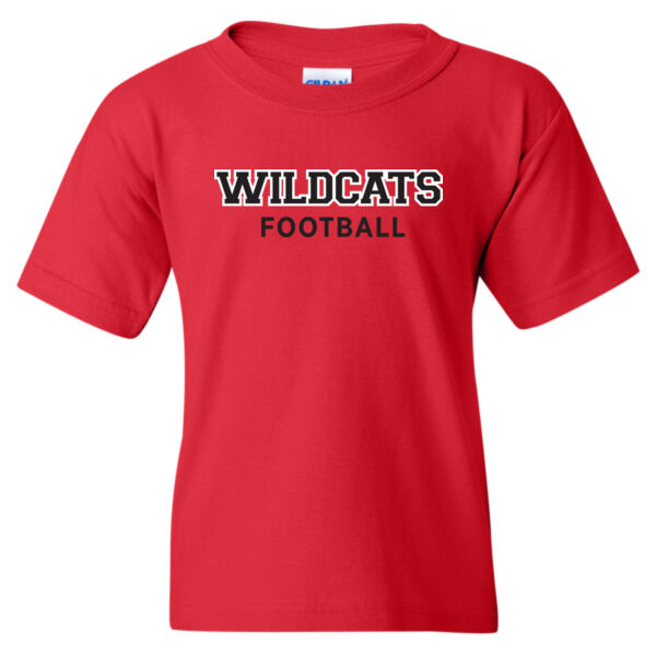Gildan Youth Wildcats Football Printed T-Shirt Thumbnail