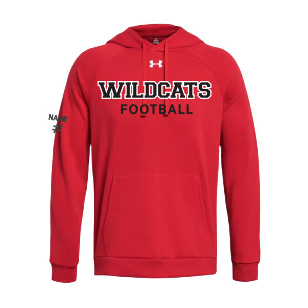 UA Unisex Wildcats Football Twill Hoodie Thumbnail