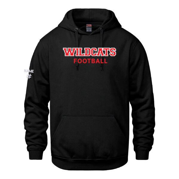 Vault Unisex Wildcats Football Printed Hoodie Thumbnail