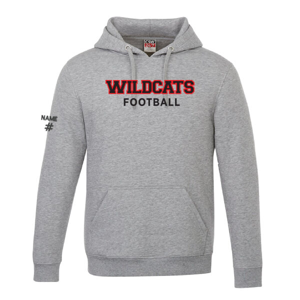 Vault Unisex Wildcats Football Printed Hoodie Thumbnail