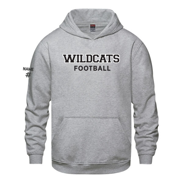 Vault Youth Wildcats Football Twill Hoodie Thumbnail