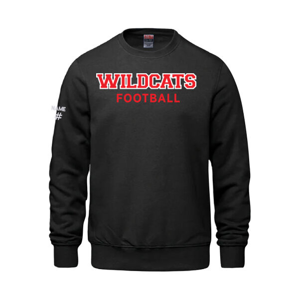Vault Unisex Wildcats Football Twill Crewneck Thumbnail