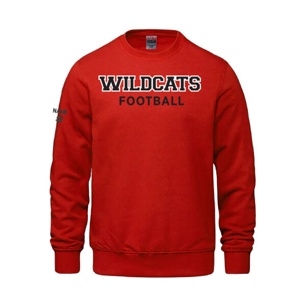 Vault Unisex Wildcats Football Twill Crewneck Thumbnail