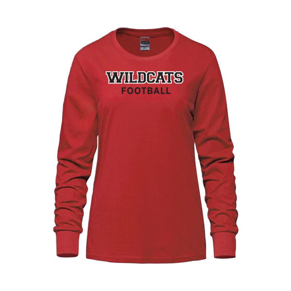 Breeze Women's Wildcats Football Printed Long Sleeve Thumbnail