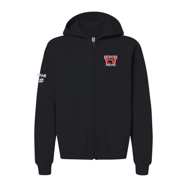 Gildan Youth CWFC Paw Printed Full Zip Thumbnail