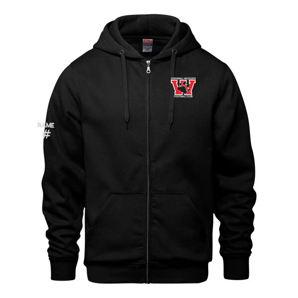 Surfer Unisex CWFC Paw Printed Full Zip Thumbnail