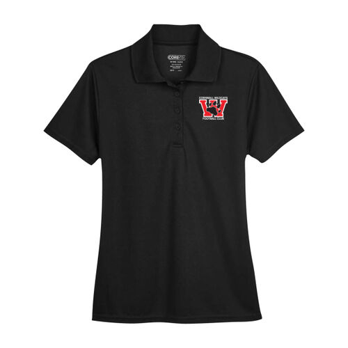 Core365 Women's CWFC Paw Printed Performance Polo Thumbnail
