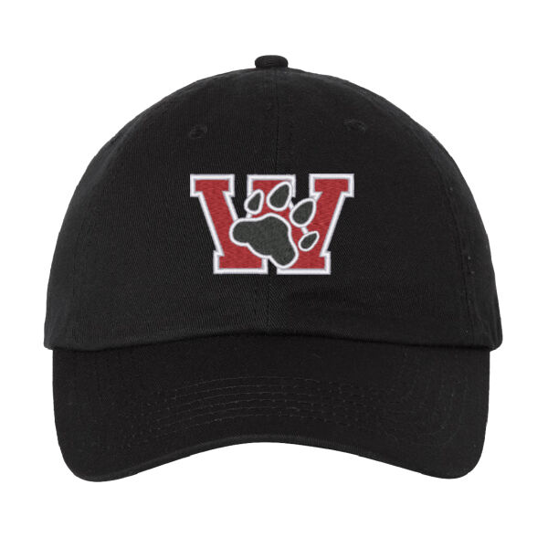 Valucap Adult Paw Embroidered Dad Cap Thumbnail